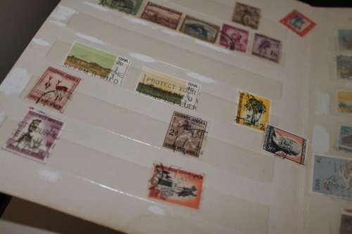 300 Stamps in A5 book on SWA