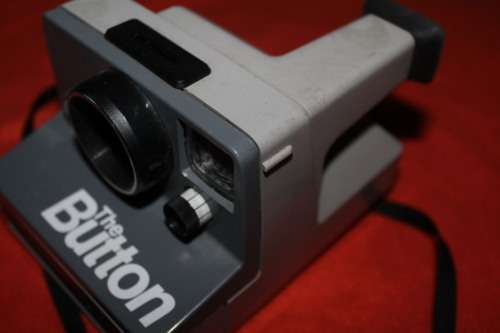 The Button Polaroid Camera