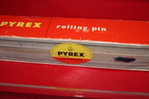 Glass Rolling Pin Pyrex