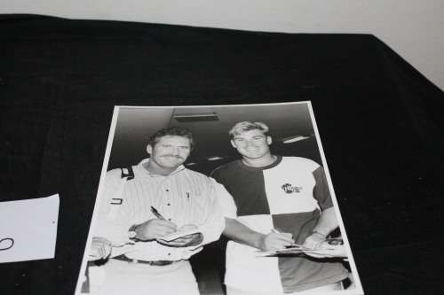 Black and White Photo Shane Warne
