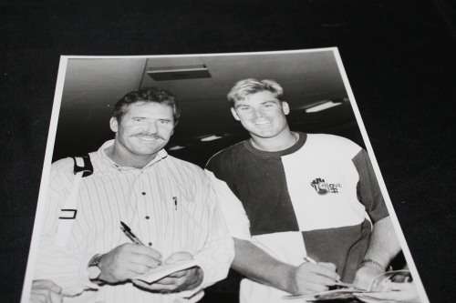 Black and White Photo Shane Warne