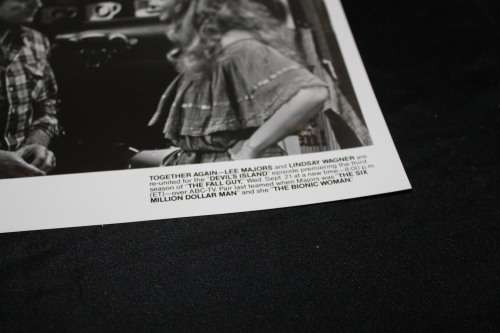 Black and White Photo Lee Majors