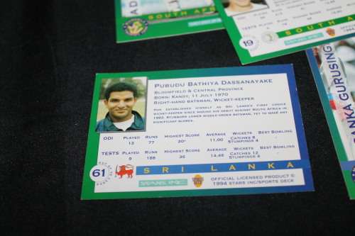 7 Cricket Trading Cards