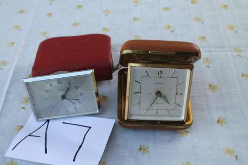 2 Travel Alarm Clocks