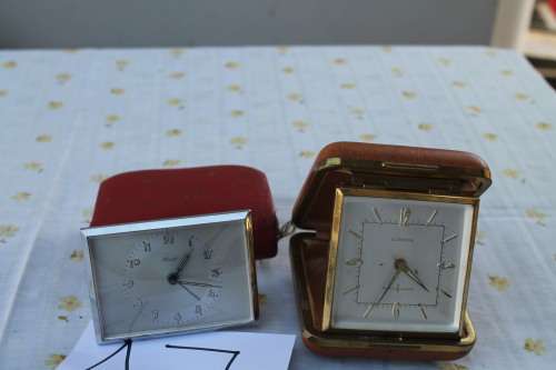 2 Travel Alarm Clocks