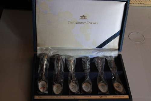 Teaspoons with Flowers