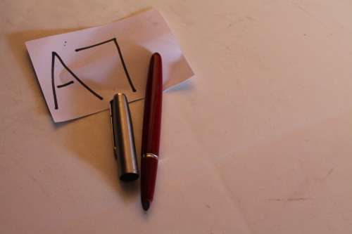 Maroon Parker Fountain Pen