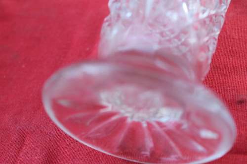 2 Cut Glass Vases