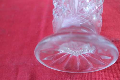 2 Cut Glass Vases