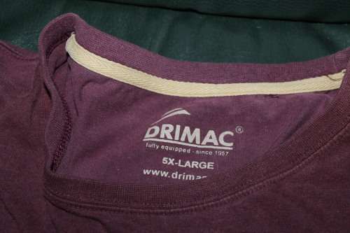Maroon 5XL Drimac T Shirt