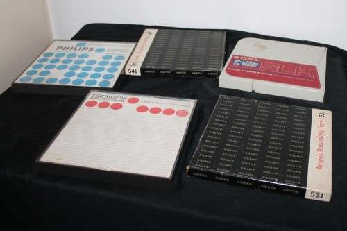 12 Reel to Reel Recording Tapes