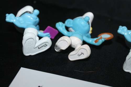 3 x McDonalds Smurfs