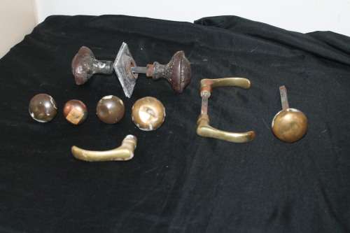 Assorted Vintage Metal Door Handles