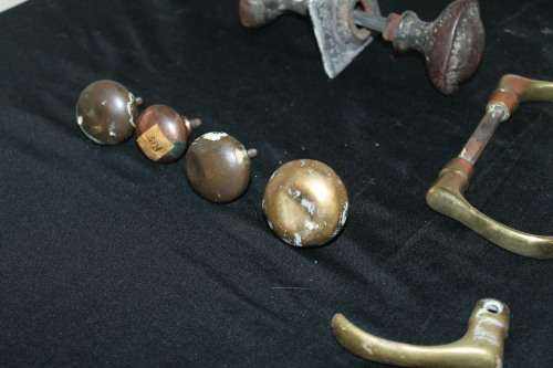 Assorted Vintage Metal Door Handles