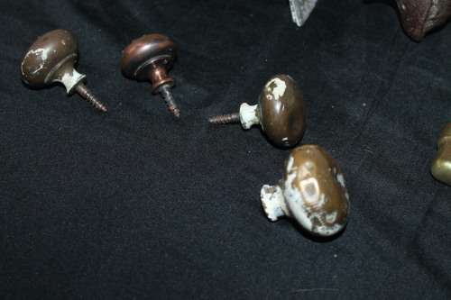 Assorted Vintage Metal Door Handles