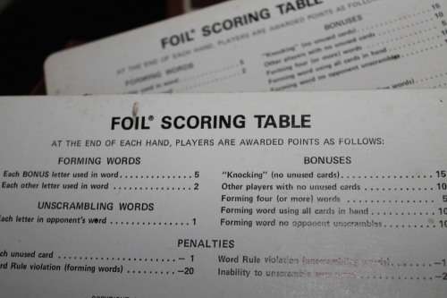 Foil Boardgame