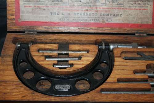 The Starrett Micrometer Caliper Set AA