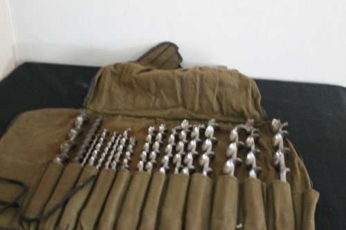 Set of 17 Vintage Drill Bits
