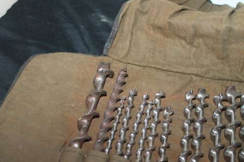 Set of 17 Vintage Drill Bits