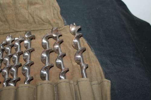 Set of 17 Vintage Drill Bits