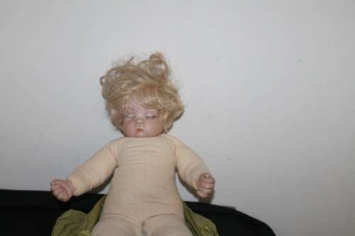 Sleeping Porcelain Doll