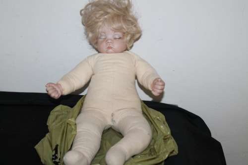 Sleeping Porcelain Doll