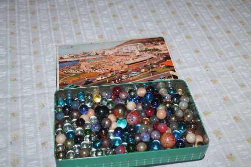 Tin of Marbles