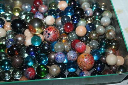 Tin of Marbles