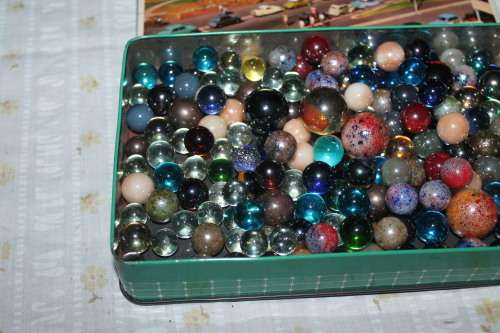 Tin of Marbles
