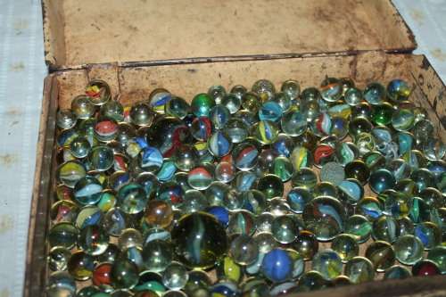 Tin of Marbles