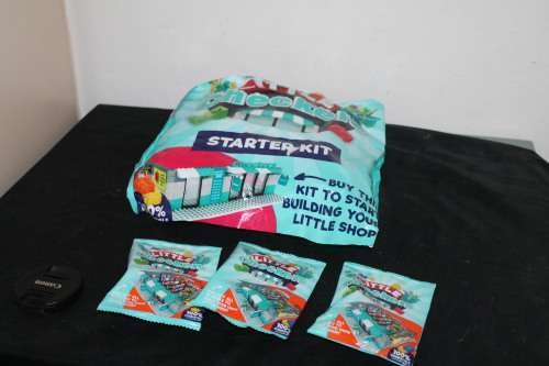 Checkers Lego Starter Kit and 3 small Packets