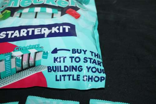 Checkers Lego Starter Kit and 3 small Packets