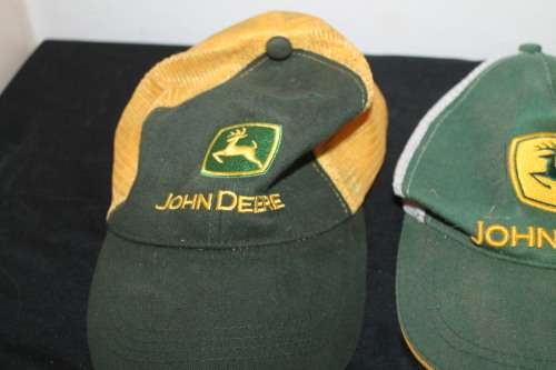 2 John Deere Peak Caps