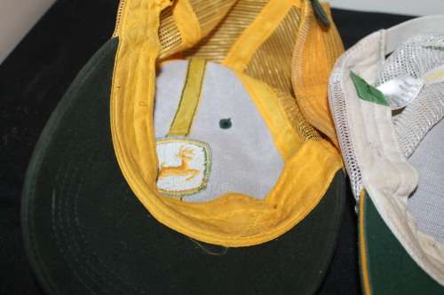2 John Deere Peak Caps