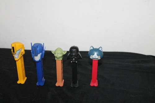 5 Pez Dispensers