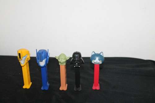 5 Pez Dispensers