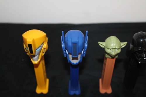 5 Pez Dispensers
