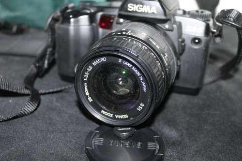 Sigma SA5 Film Camera with 2 Lenses