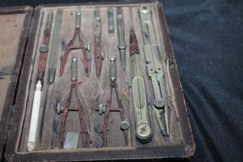 Vintage Drafting  Set