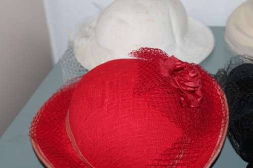 4 Vinatge Hats