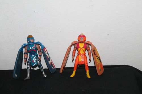 2 Action Figures with Wings