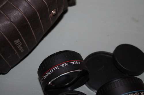 Telephoto and wide Angle  lens for  Hi-Matic AF