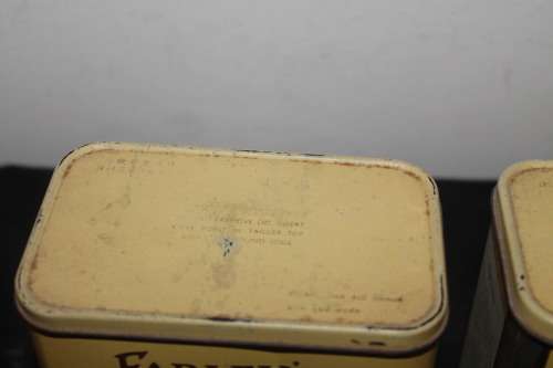 2 x Farley`s infant Feeding Rusk Tins