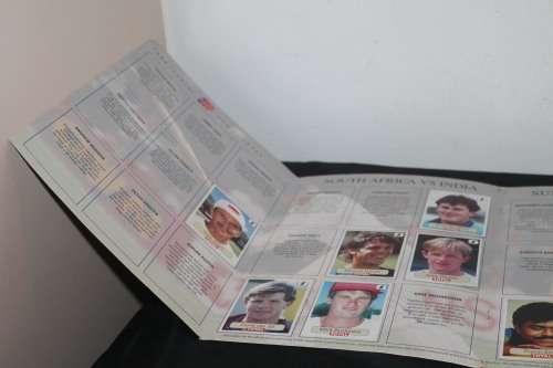 Total SA vs India 92 Sticker Book