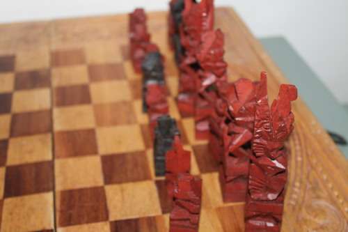 Wooden Chess set in Box