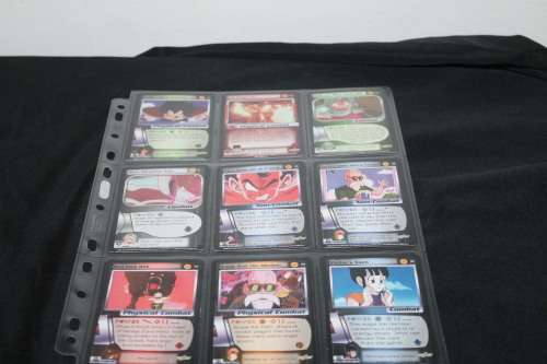 9 x Dragonaball Z Trading Cards