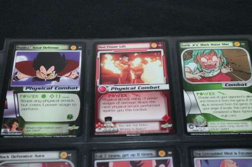 9 x Dragonaball Z Trading Cards