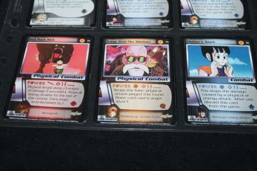 9 x Dragonaball Z Trading Cards