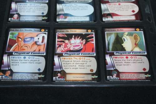 9 Dragonball Z Trading Cards