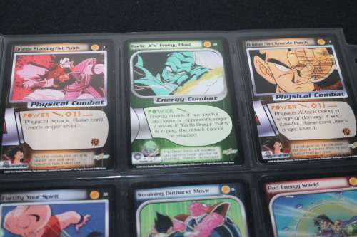 9 Dragonball Z Trading Cards